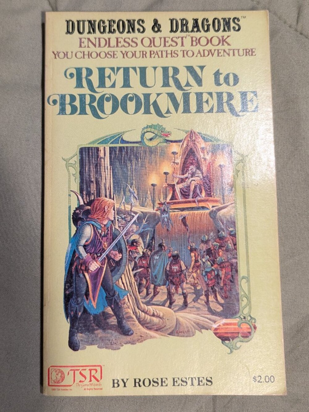 Dungeons and Dragons Endless Quest Book - Return to Brookmere